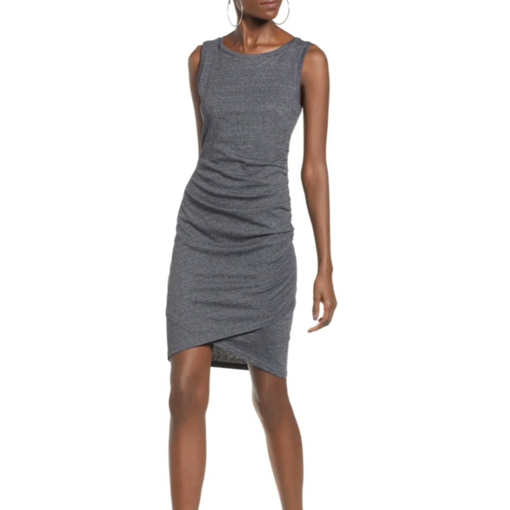 Leith Ruched Body-Con Tank Dress